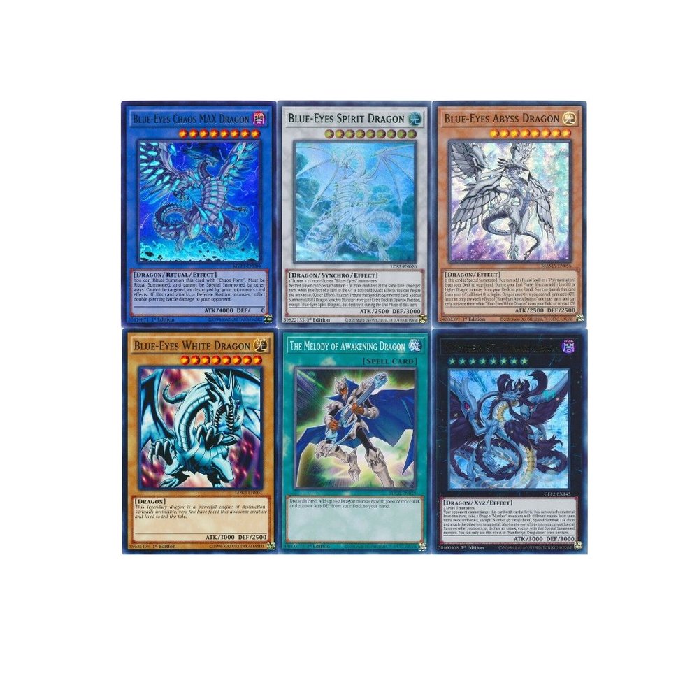 Yugioh Blue-Eyes Chaos Max Dragon 2023 Deck! White Stone Ancients Spirit - NM